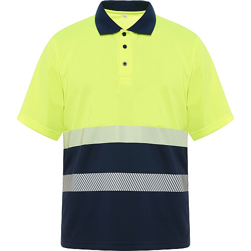 ROLY VEGA High-Visibility Polo Shirt (HV9315) - Zdjęcie