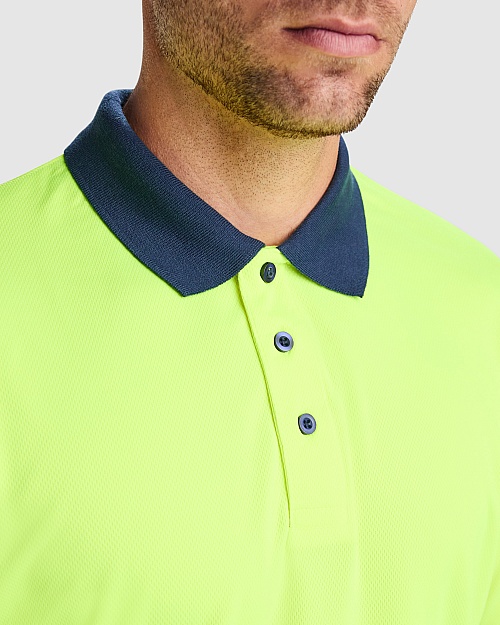 ROLY VEGA High-Visibility Polo Shirt (HV9315) - Zdjęcie