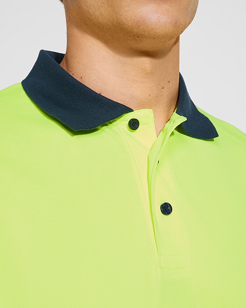 ROLY VEGA High-Visibility Polo Shirt (HV9315) - Zdjęcie