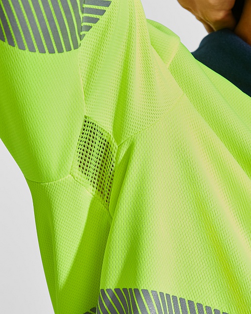ROLY VEGA L/S High-Visibility Polo Shirt (HV9316) - Zdjęcie