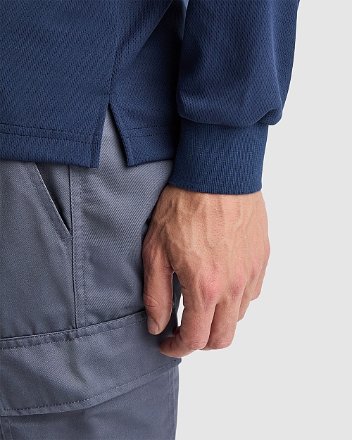 ROLY VEGA L/S High-Visibility Polo Shirt (HV9316) - Zdjęcie