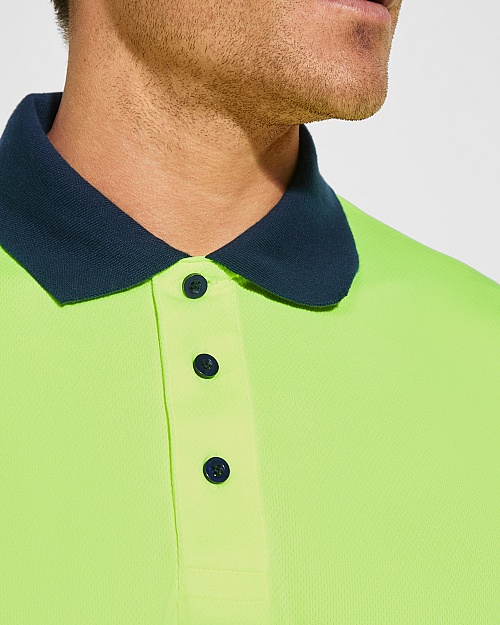 ROLY VEGA L/S High-Visibility Polo Shirt (HV9316) - Zdjęcie