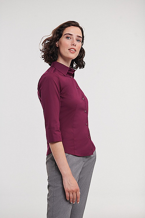 Russell Ladies LS Easy Care Fit Shirt (R-946F) - Zdjęcie