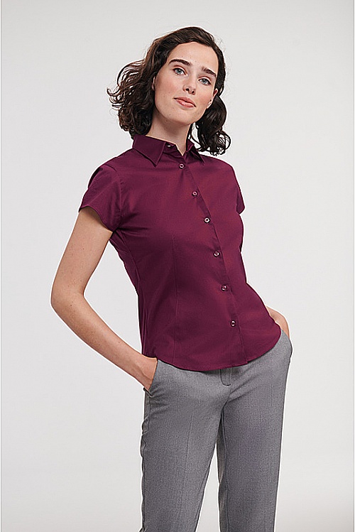 Russell Ladies SS Easy Care Fit Shirt (R-947F) - Zdjęcie