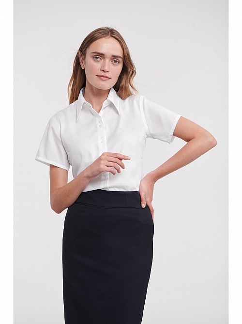 Russell Ladies SS Non-Iron Shirt (R-957F) - Zdjęcie