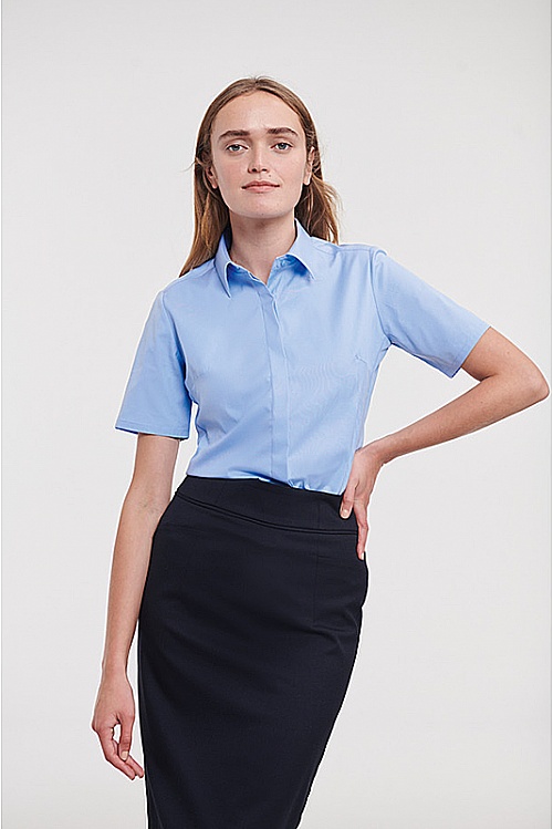 Russell Ladies SS Ultimate Stretch Shirt (R-961F) - Zdjęcie