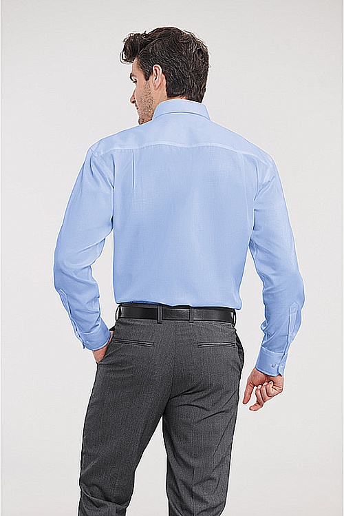 Russell Men's LS Non-Iron Shirt (R-956M) - Zdjęcie