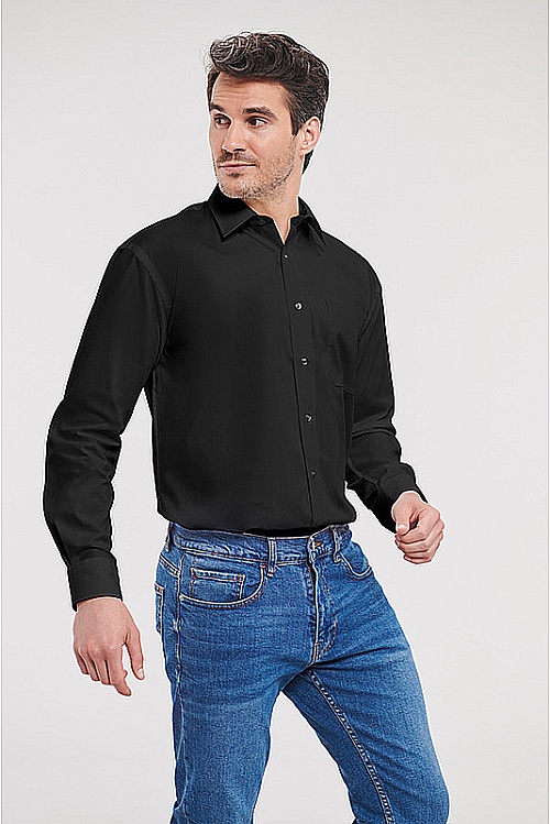 Russell Men's LS Pure Cotton Shirt (R-936M) - Zdjęcie