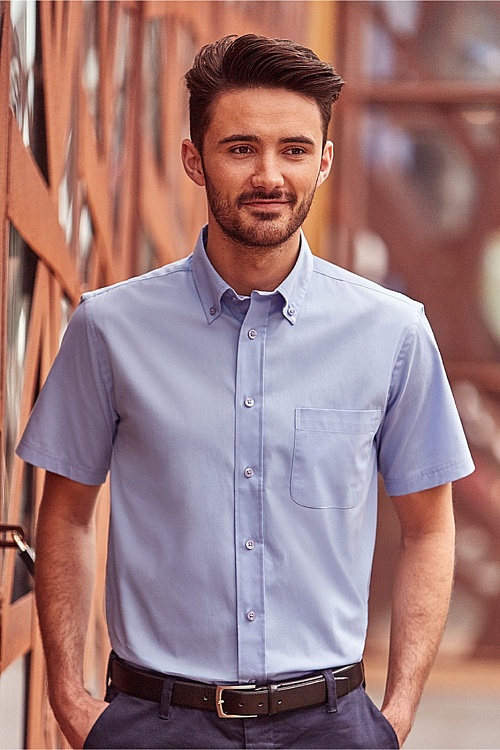 Russell Men's SS Classic Twill Shirt (R-917M) - Zdjęcie