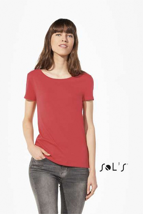 Sol's Mia Women's Fitted T-shirt (SO01699) - Zdjęcie