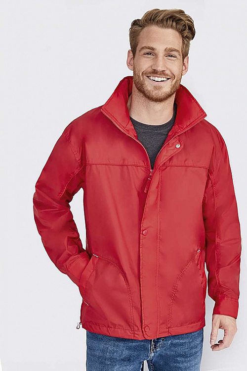 Sol's Mistral Jersey-Lined Windbreaker (SO46000) - Zdjęcie