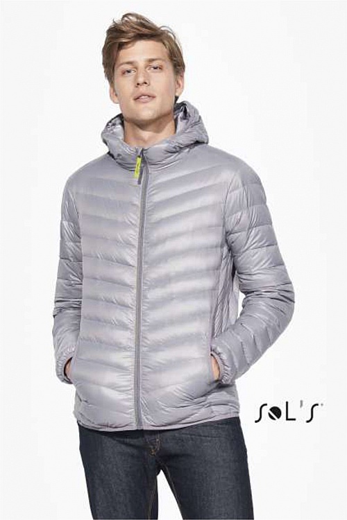 Sol's Ray Men Hooded Padded Jacket (SO01620) - Zdjęcie