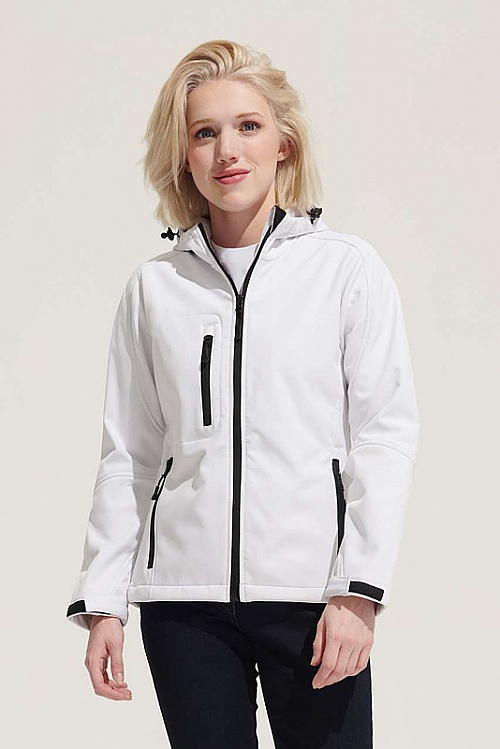 Sol's Replay Women Hooded Softshell 340g (SO46802) - Zdjęcie