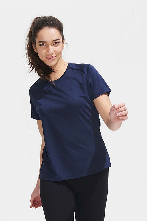 Sol's Women Sporty Raglan T-shirt 140 g (SO01159) - Zdjęcie