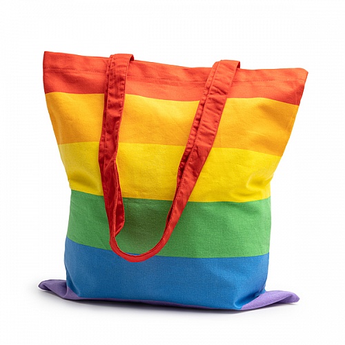 Stamina BERLIN Cotton Bag (BO7196) - Tęczowa torba bawełniana BE PROUD - Zdjęcie