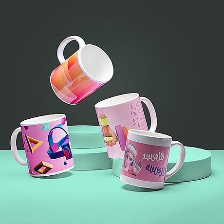 STAMINA LEMON Ceramic Mug 350ml (TZ3999) - Photo