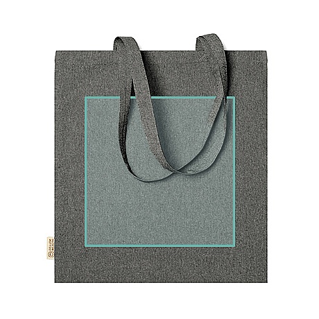 STAMINA Torba z bawełny z recyklingu RIVOLI (BO7162) - Zdjęcie