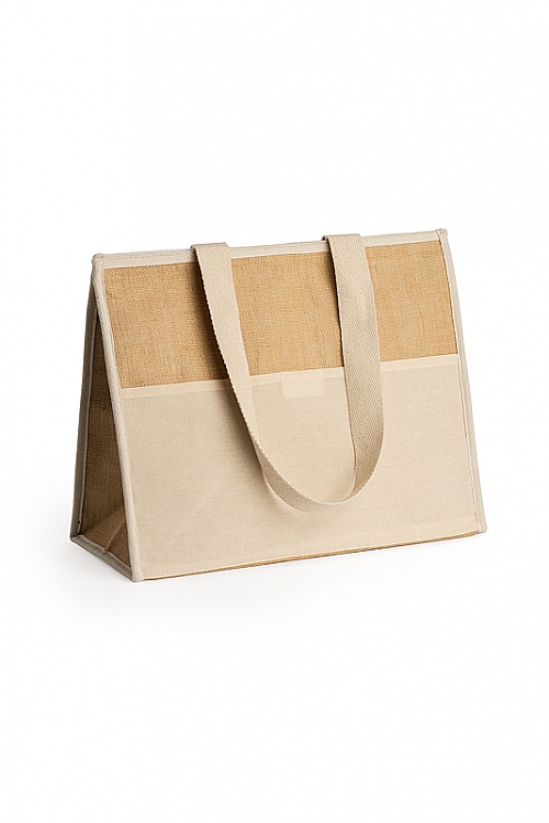 STAMINA VENICE Laminated Jute Cooler Bag (TB7161) - Photo