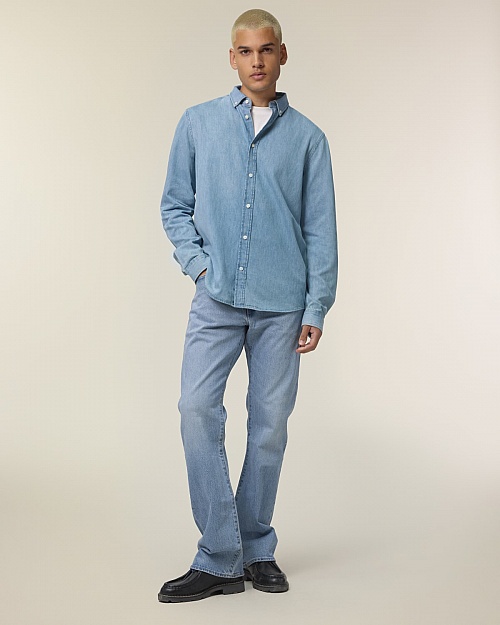 Stanley Denim Shirt 235 g (STWM967) - Zdjęcie