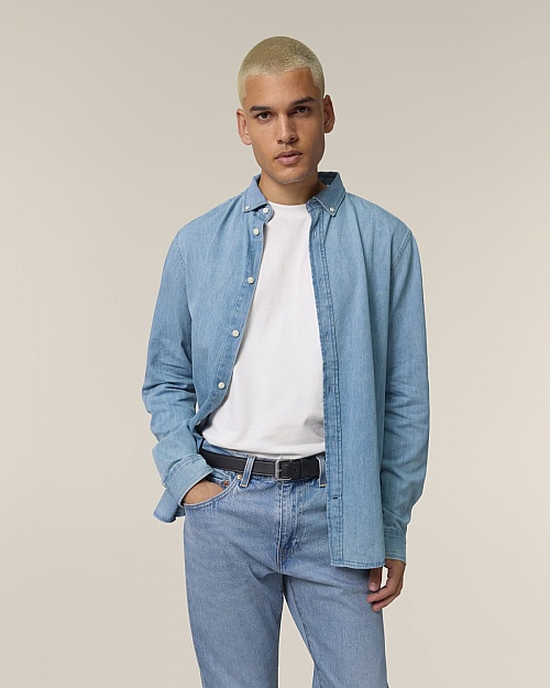 Stanley Denim Shirt 235 g (STWM967) - Zdjęcie