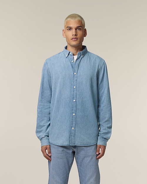 Stanley Denim Shirt 235 g (STWM967) - Zdjęcie