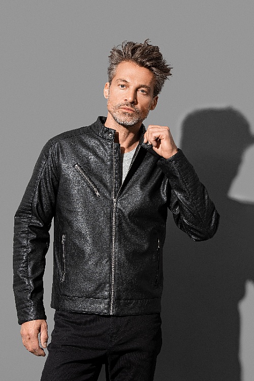 Stedman Active Biker Jacket Men (ST5250) - Zdjęcie
