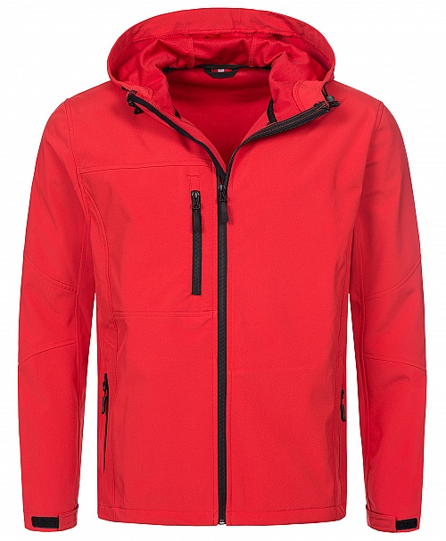 Stedman Active Softest Shell Hooded Men (ST5240) - Zdjęcie