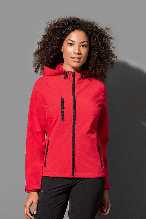 Stedman Active Softest Shell Hooded WOM (ST5340) - Zdjęcie