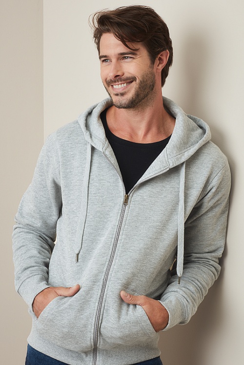 Grey sweat jacket Clearance
