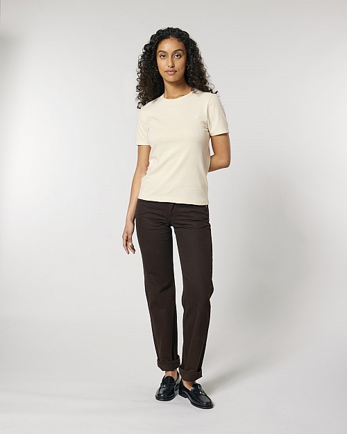 T-shirt damski dopasowany Stella Ella 180 g (STTW174) - Zdjęcie