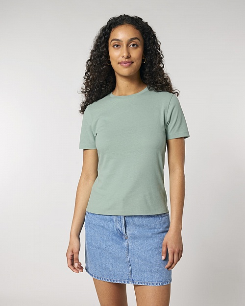 T-shirt damski dopasowany Stella Ella 180 g (STTW174) - Zdjęcie