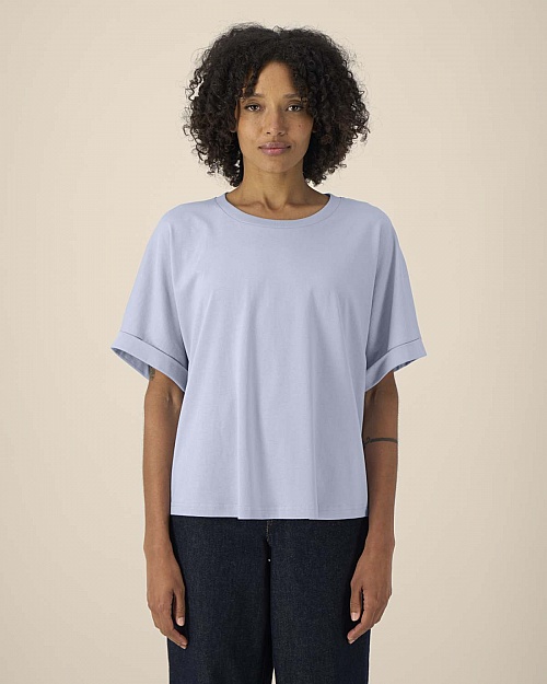 T-shirt damski oversize Stella Collider 155 g (STTW089) - Zdjęcie