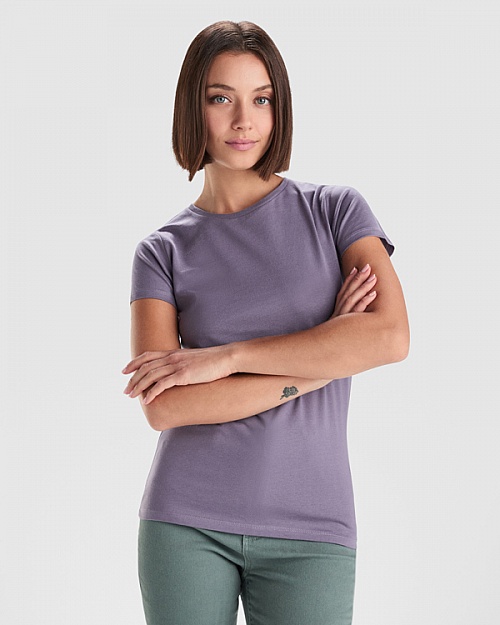 T-shirt damski Roly Breda Woman 175 g (CA6699) - Zdjęcie