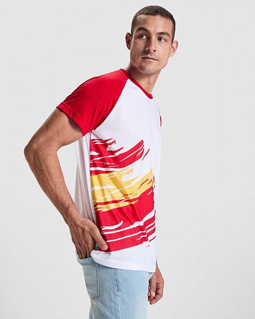 T-shirt unisex Roly Forza 190 g (CA0324) - Zdjęcie