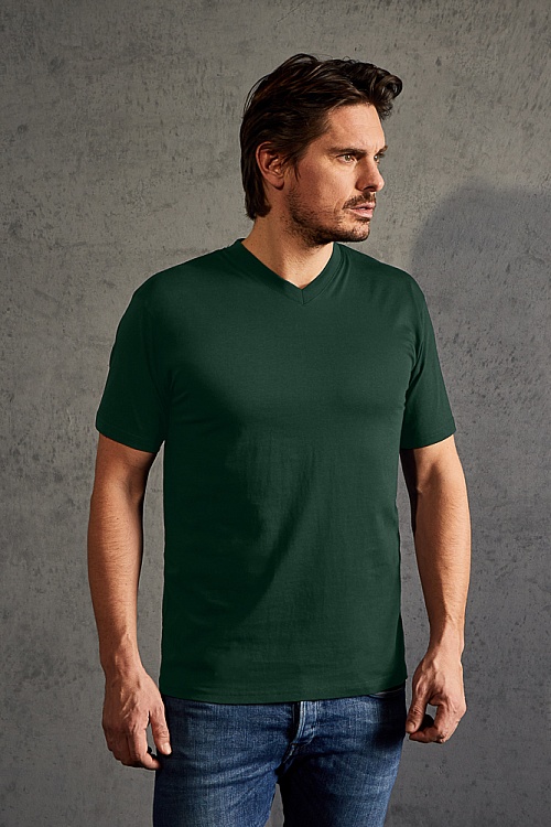 T-shirt z dekoltem V Promodoro Premium V-Neck-T (P-3025) - Zdjęcie