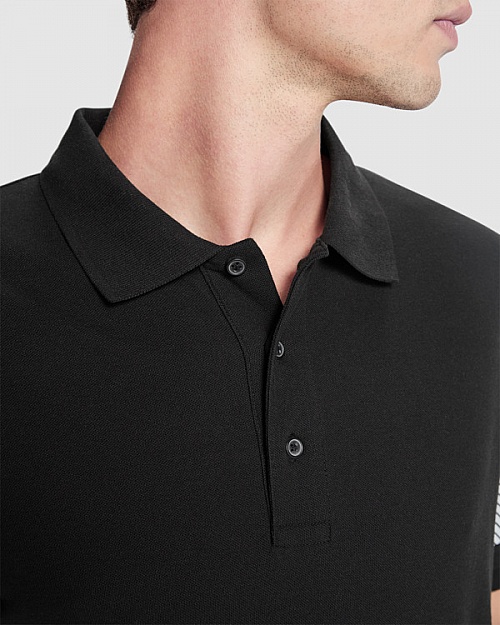 Unisex reflective polo shirt Roly Foran 220 g (HV9324) - Photo