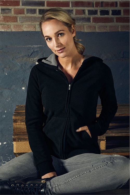 Women's hooded fleece jacket Promodoro Women's Hooded Fleece Jacket (P-7981) - Photo