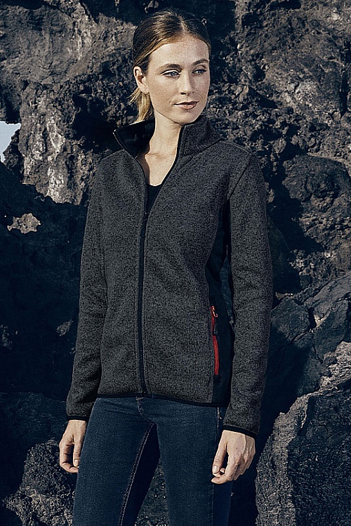 Women’s knitted fleece jacket Promodoro Women’s Knit Jacket Workwear (P-7705) - Photo
