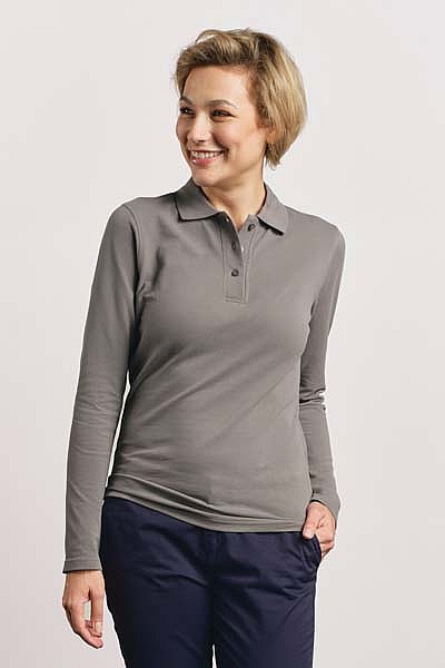 Women’s long-sleeve polo shirt Promodoro Women’s Heavy Polo Longsleeve (P-4605) - Photo