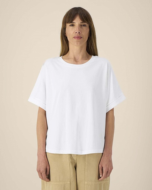 Women's oversized T-shirt Stella Collider 155 g (STTW089) - Photo