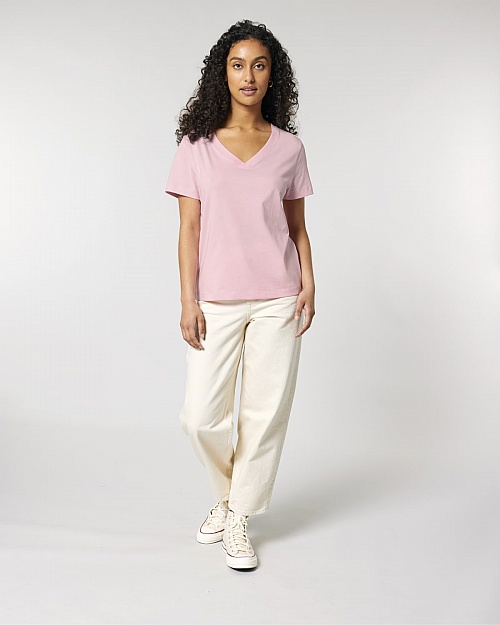 Women's V-neck T-shirt Stella Isla 155 g (STTW176) - Photo