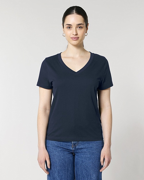 Women's V-neck T-shirt Stella Isla 155 g (STTW176) - Photo