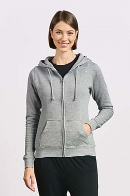 Bluza damska rozpinana z kapturem Promodoro Women’s Hoody Jacket 80/20 (P-5181) - Zdjęcie