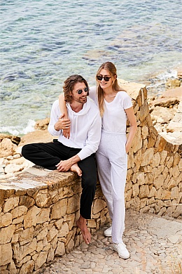 FOTL Lightweight Open Hem Jog Pants (64-038-0) - Zdjęcie