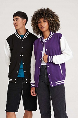JUST HOODS VARSITY JACKET (AWJH043) - Zdjęcie