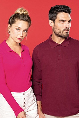 Kariban Ladies Pique LS Polo 180g (KA257) - Zdjęcie