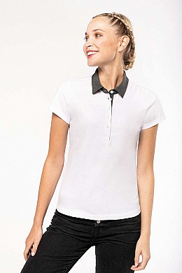 Kariban Ladies Two-Tone Jersey Polo 180g (KA261) - Zdjęcie