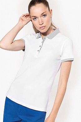 Kariban Ladies Two-Tone Pique Polo 180g (KA259) - Zdjęcie