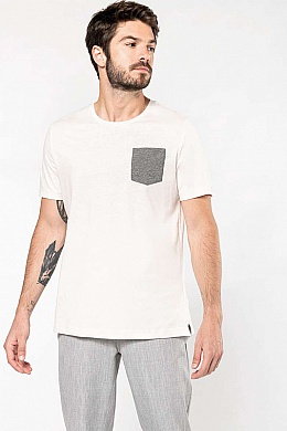 Kariban Men's Organic Pocket T-Shirt (KA375) - Zdjęcie