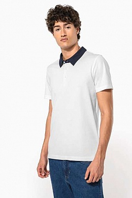 Kariban Men Two-Tone Jersey Polo 180g (KA260) - Zdjęcie
